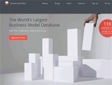 Tablet Screenshot of businessmodelgallery.com